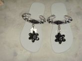 CHINELO "BRANCO E PRATA"